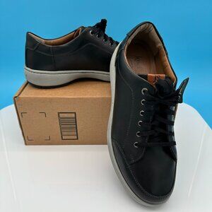 Josef Seibel Men's David 03 Leather Sneaker, Size 45 EU/11-11.5‎ US, Black Kombi